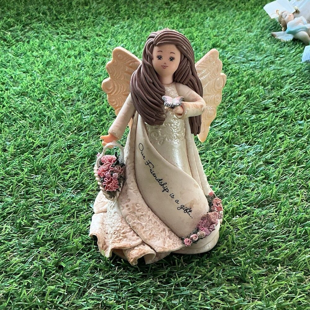 Kneeded Angels Carol A Graziano Our Friendship Is A Gift Figurine Pavilion